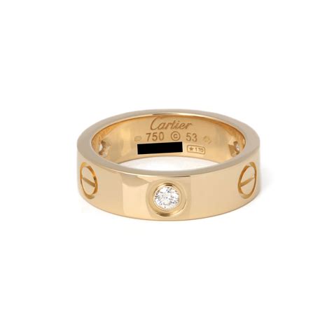 cartier love rings authentic used